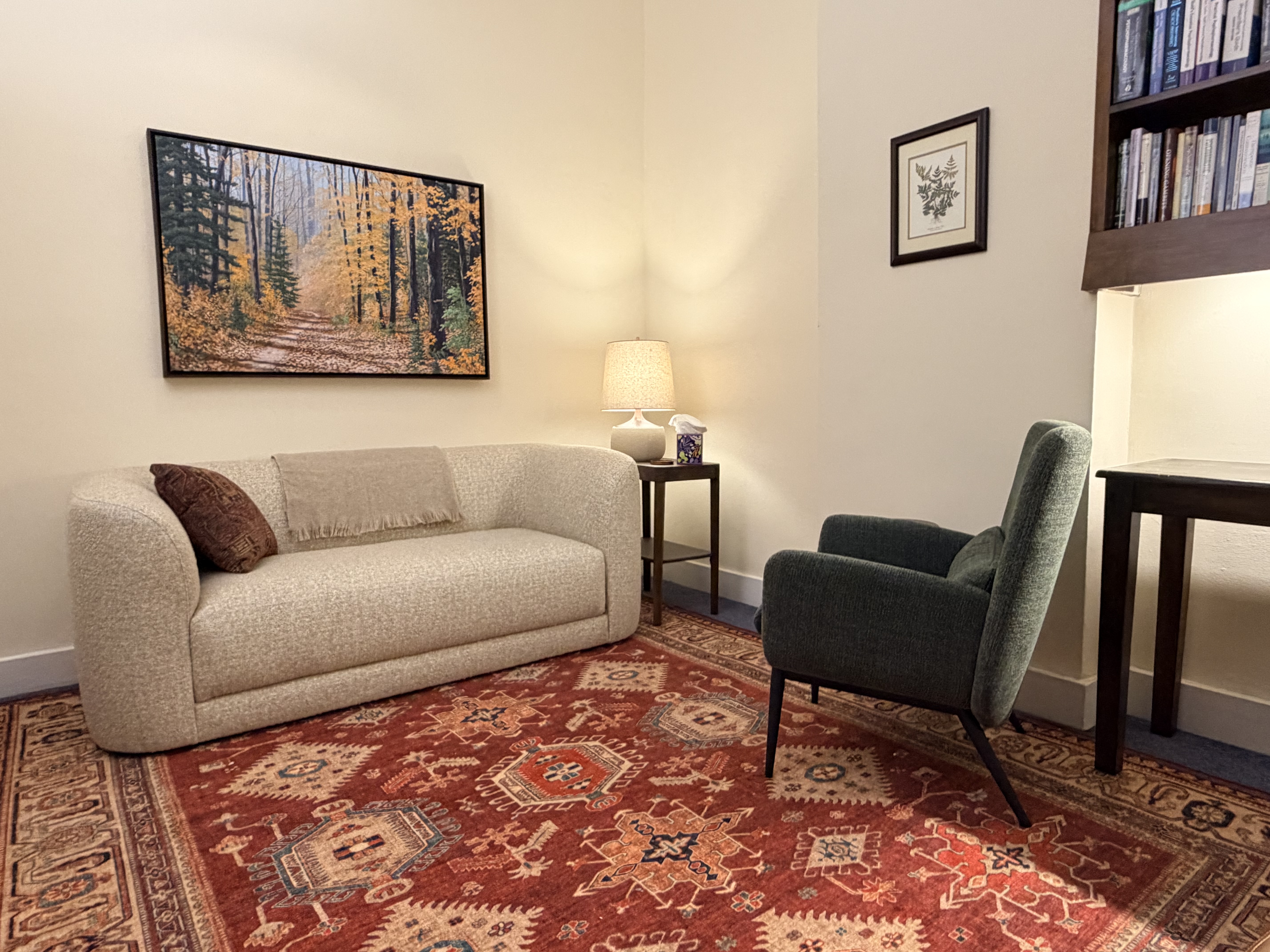 The consulting room at 25 Central Park West